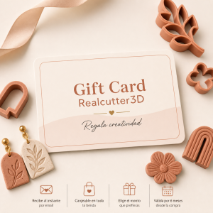 Gift Card Realcutter3D - Regala creatividad